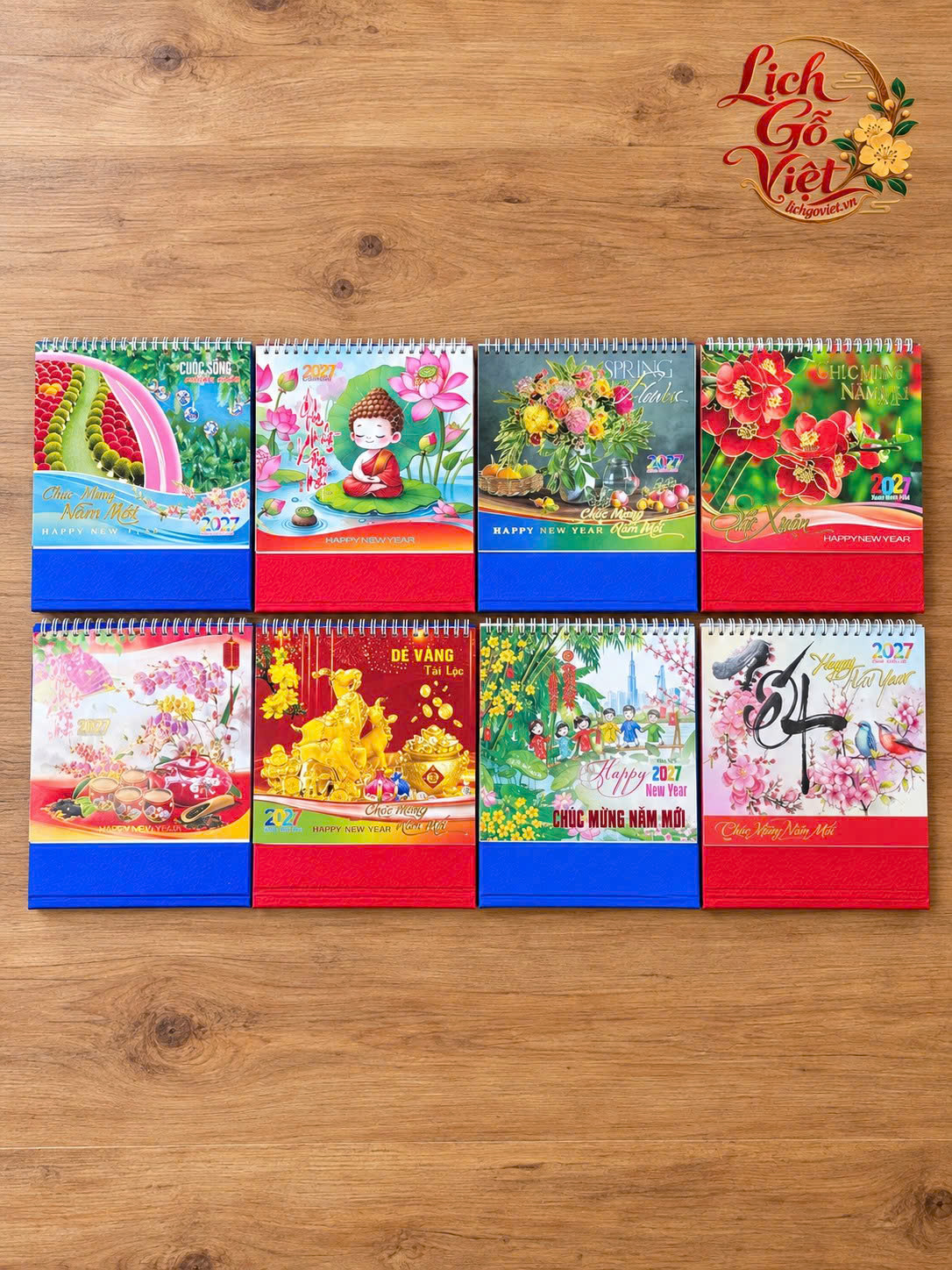 Lịch để bàn Chữ A 19 × 21 cm - Hai Bà Trưng