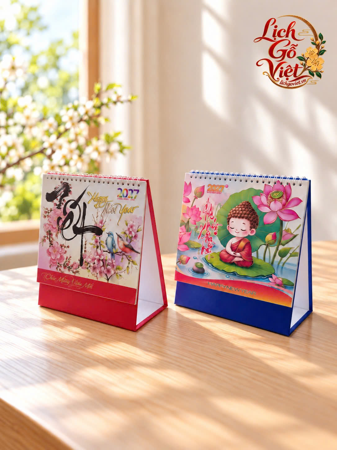 Lịch để bàn Chữ A 19 × 21 cm - Hai Bà Trưng